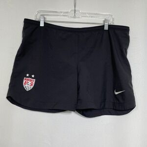 U.S. Women's National Team Nike Soccer Black Athletic Shorts Women's MEDIUM